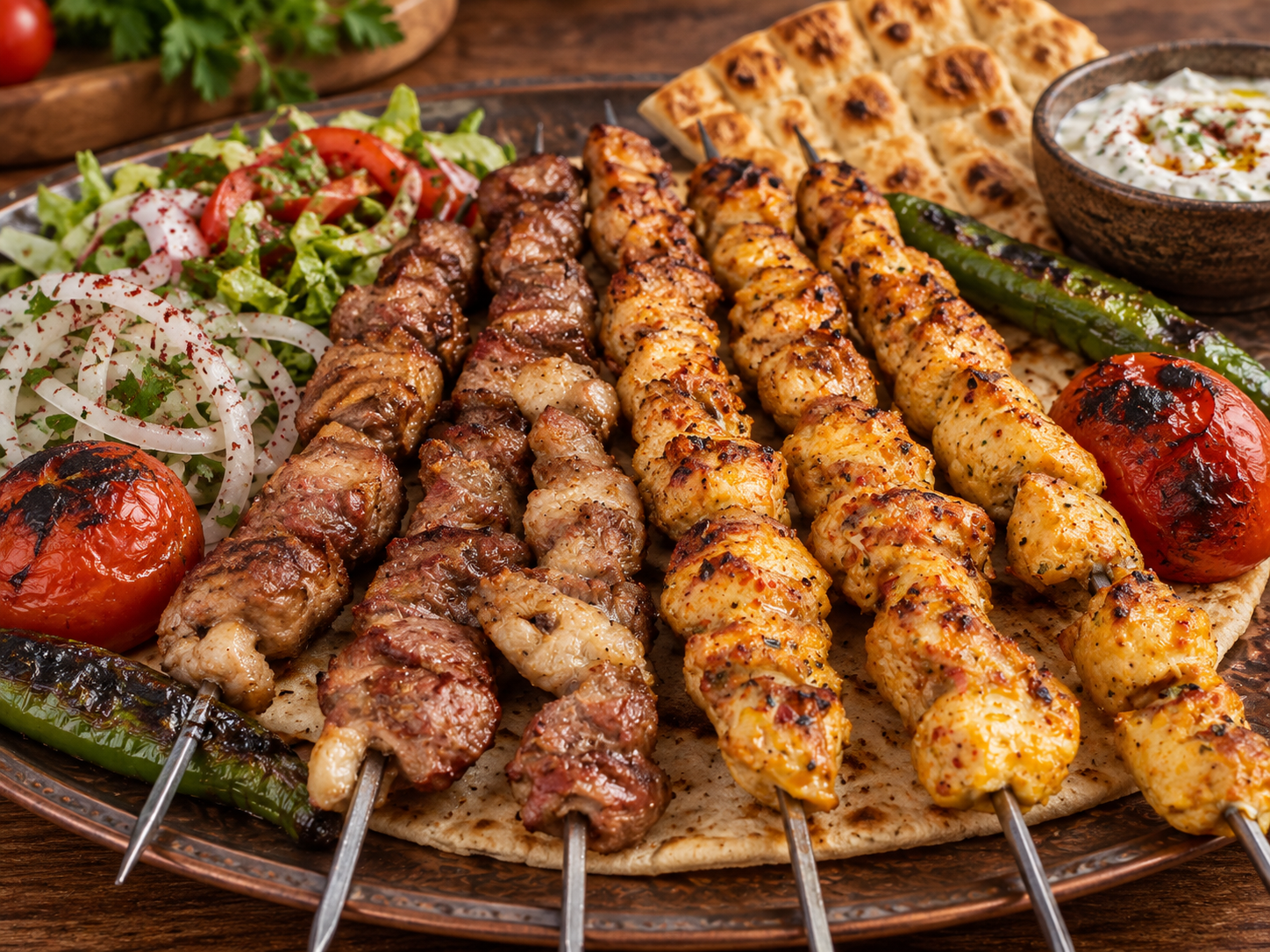 Karışık Et ve Tavuk Şiş