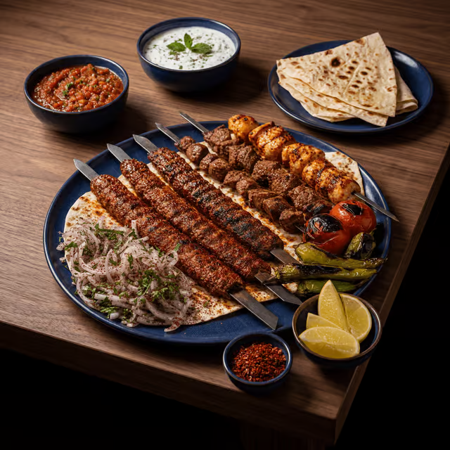 Full Karışık Kebab (SERVİS+AYRAN)